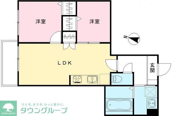 ハーモニー多摩平の物件間取画像